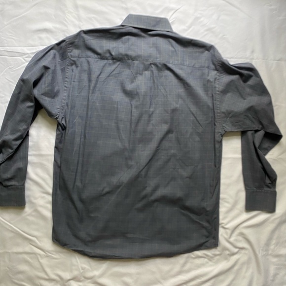 RARE Genuine Burberry London 100% Cotton Blue Gray Tan Plaid Long Sleeve Shirt - Picture 7 of 7